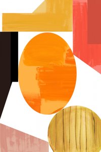 Warm Abstract Shapes by cartissi