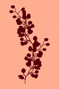 Warm Botanical Silhouette by cartissi