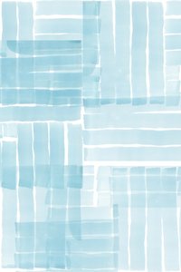 Watercolor Blue Stripes by cartissi