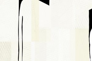 White Geometric Abstract