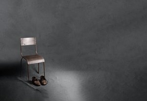 Solitary Chair Old Shoes