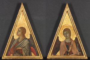 Pinnacle with Angel (pair)