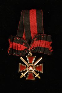 Riband and Badge of the Order of Saint Vladimir, Fourth Class by decorations and medals Orders