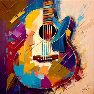 Abstract Music Art by F. Abderrahim
