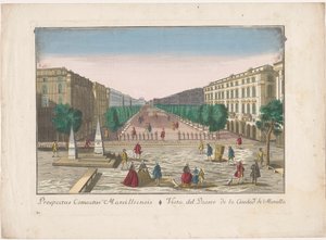 View of a Promenade in Marseille