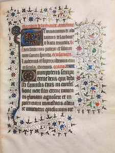Book of Hours: Decorated Initial by follower of Boucicaut Master