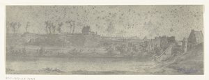 View of Maastricht, 1672 by frères Moreau