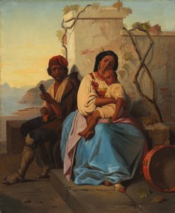 Italian Scene by imitator of Léopold Robert