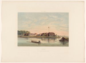 Fort Zeelandia in Paramaribo. Suriname. View of Fort Zeelandia in Paramaribo