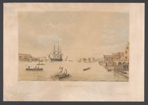 Willemstad (The entrance of the harbor of Curaçao) (West Indies series)