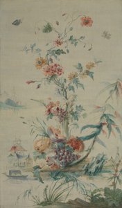 Flowers and Chinoiserie, 18th century