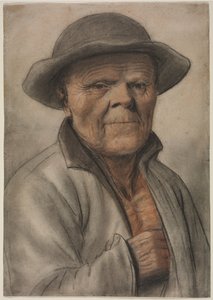 Portrait of an Old Man by manner of Nicolas Lagneau