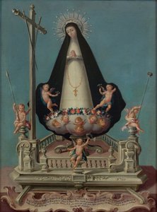 Virgin of Solitude, from the Mínimos de la Victoria Convent by osé Campeche