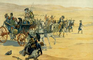 Campaign or Expedition from Egypt from Napoleon I Bonaparte between 1798 and 1801. Illustration by Jacques Marie Gaston Onfray de Breville dit JOB. Private Collection