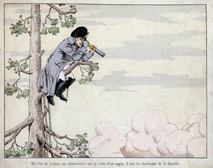 From the island of Lobau, in observation (Battle of Essling) by pseudonym for Onfray de Breville Jacques Job