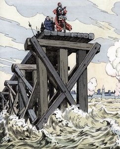 The Siege of La Rochelle (1627-1628) by pseudonym for Onfray de Breville Jacques Job