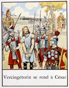 Vercingetorix surrenders to Caesar - in 