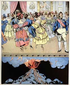 We dance on a volcano. Words of Count Narcisse Achille de Salvandy (1795-1856) predicting the revolution of the three glorious days to Louis Philippe I Duke of Orleans. by pseudonym for Onfray de Breville Jacques Job