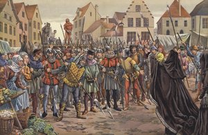 Mary, Duchess of Burgundy, Pleading with the People of Ghent for the Lives of Two of Her Father