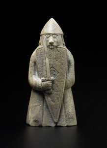 Lewis Chesspiece - Berserker by school Scandinavian