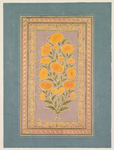 Flowering Marigold by style of Hunhar II