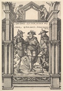 The Three Jewish Heroes, from Heroes and Heroines by the Elder Hans Burgkmair