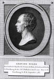 Portrait of Leonard Euler (1707-83) by the Younger Dupin