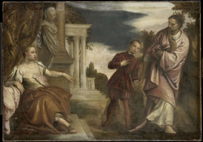 The Choice Between Virtue and Passion by (1528-88) (follower of) Veronese