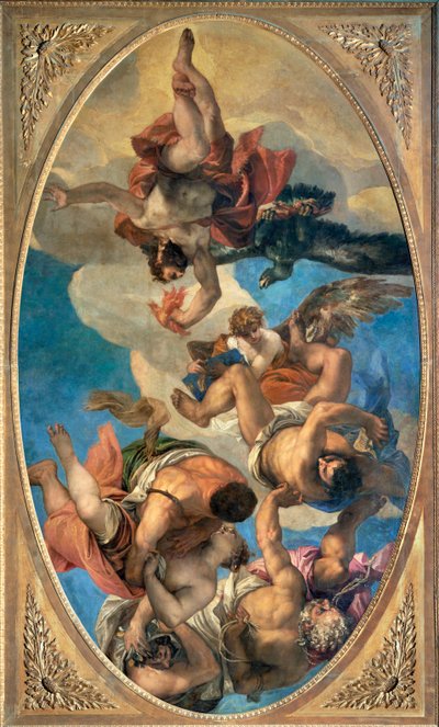 Jupiter Punishing the Vices by (1528 88) Veronese