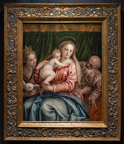 Madonna and Infant Jesus between St. Catherine of Alexandria and Peter by (1528 88) Veronese