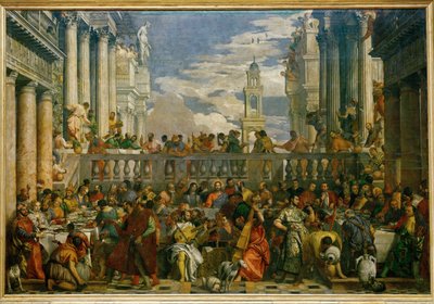 The Wedding at Cana by (1528-88) Veronese