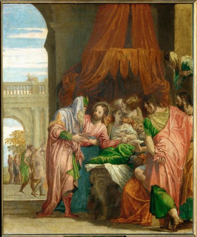 The Resurrection of the Daughter of Jairus by (1528-88) Veronese