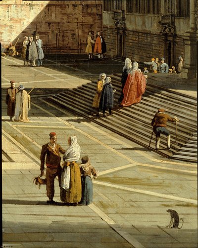 The Entrance of the Grand Canal and the Church of the Salute by (1697-1768) Canaletto