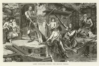 Lake Dwellers during the Bronze Period by (after) American School