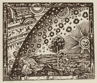 Man Travels to the Ends of the Earth, Representation of the Universe in the Middle Ages by (after) English School