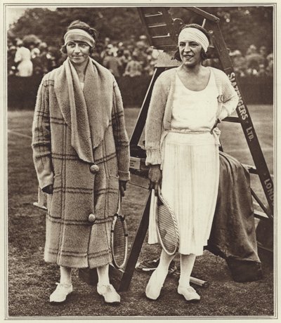 Kitty Godfree and Suzanne Lenglen by (after) English photographer