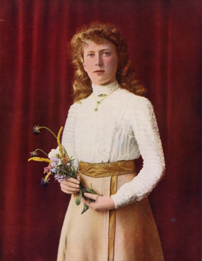 Princess Mary in 1909 by (after) English photographer