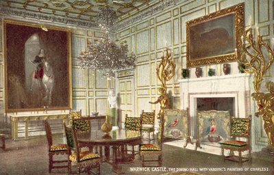 Warwick Castle, the Dining Hall with Vandyke