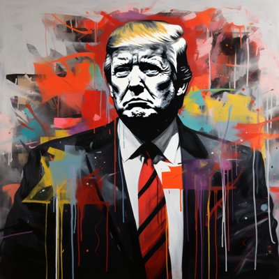 Donald Trump Graffiti & Street Art Drawing by F. Abderrahim