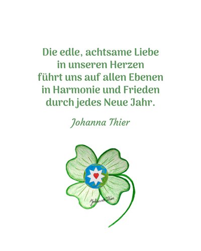 A Lucky Charm for All People of This World - Version 1 by Johanna Thier