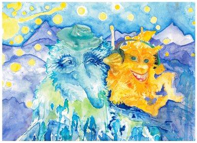 Blotchy Monsters in Moonlight by Phantalis