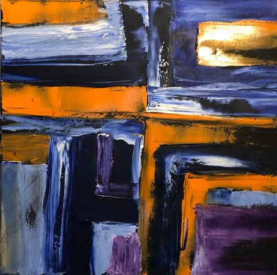 Complementary Orange Blue 2 by Martin Goersch