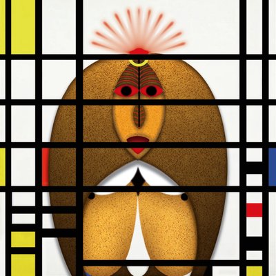 Lockdown (XVII) - (aus der Serie Animal Rationale) by Alexander Eibach