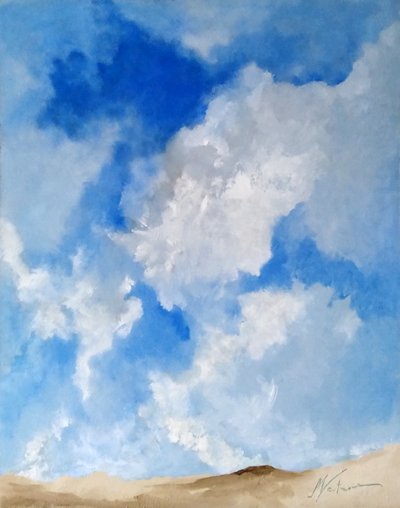 Sand and Clouds by M. Vet