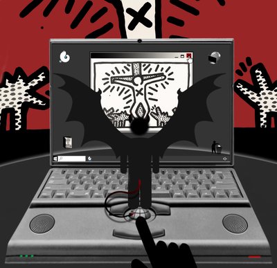Der Antichrist (II) (aus der Serie: Windows) by Alexander Eibach