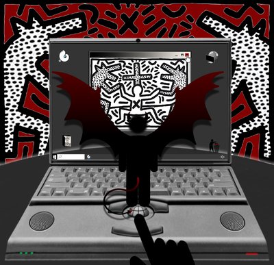 Der Antichrist (IV) - die Meute (aus der Serie: Windows) by Alexander Eibach