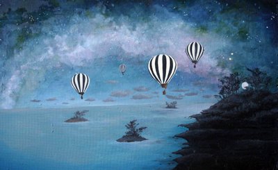 Night Flight by Elzbieta Goszczycka