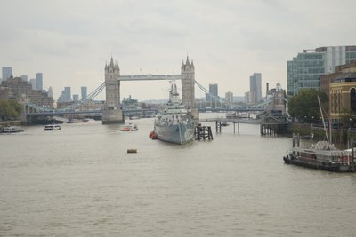 London Bridge Over the River Thames in the Heart of London by Albert Mansour