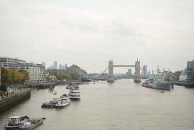 London Bridge Over the River Thames in the Heart of London by Albert Mansour