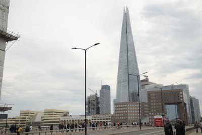 London Bridge Over the River Thames in the Heart of London by Albert Mansour